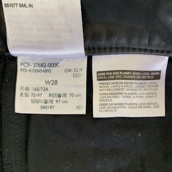 Levis 720 High Rise Skinny Pants 28 Black Ankle Slim Chic Stretch - Picture 10 of 11